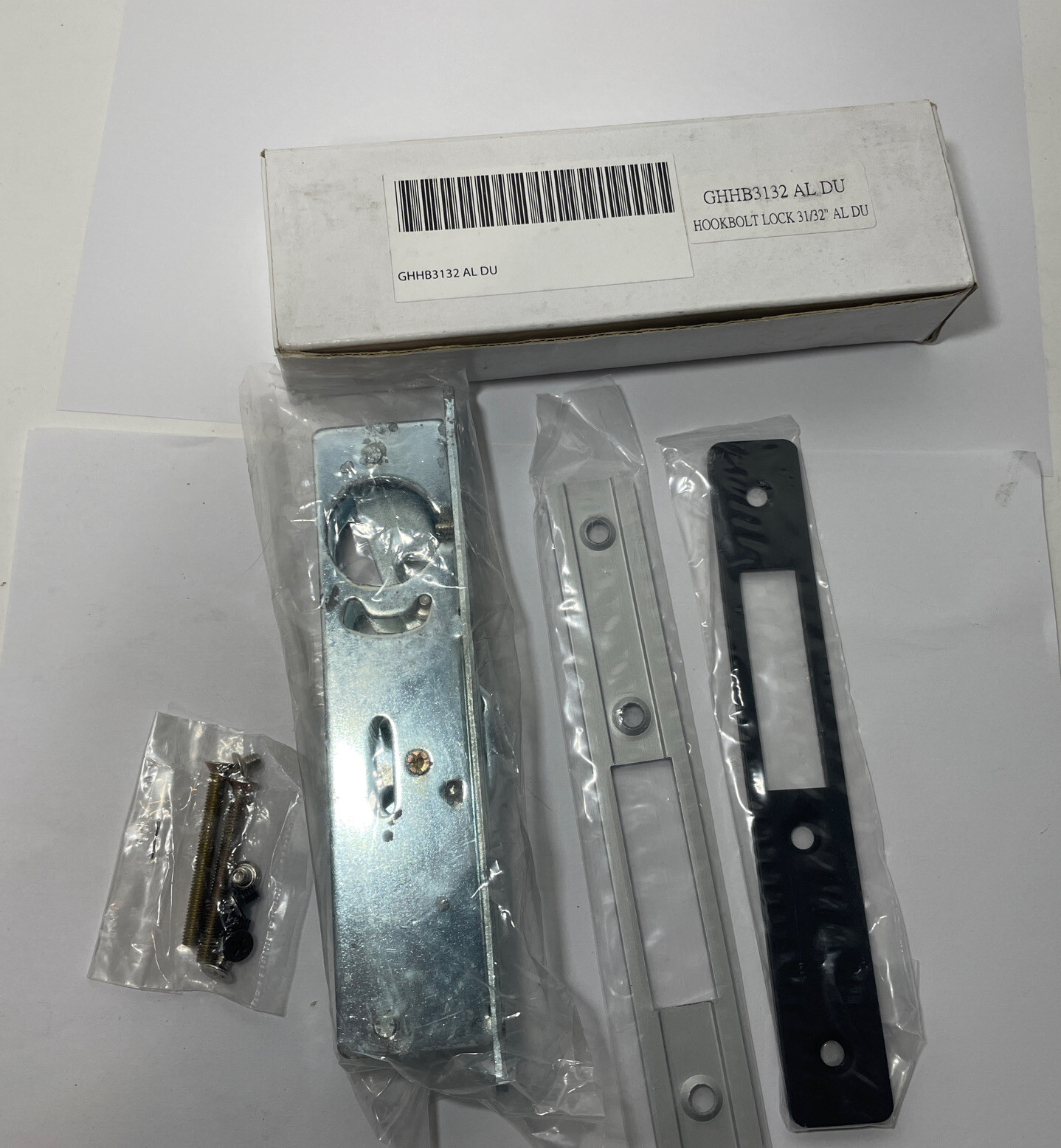 GHHB3121 Hookbolt Mortise Lock 31/32 W/ AL & DU Faceplates Storefront New In Box