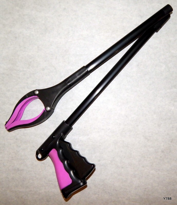 Purple Luxet Plastic Grabber Reacher Tool