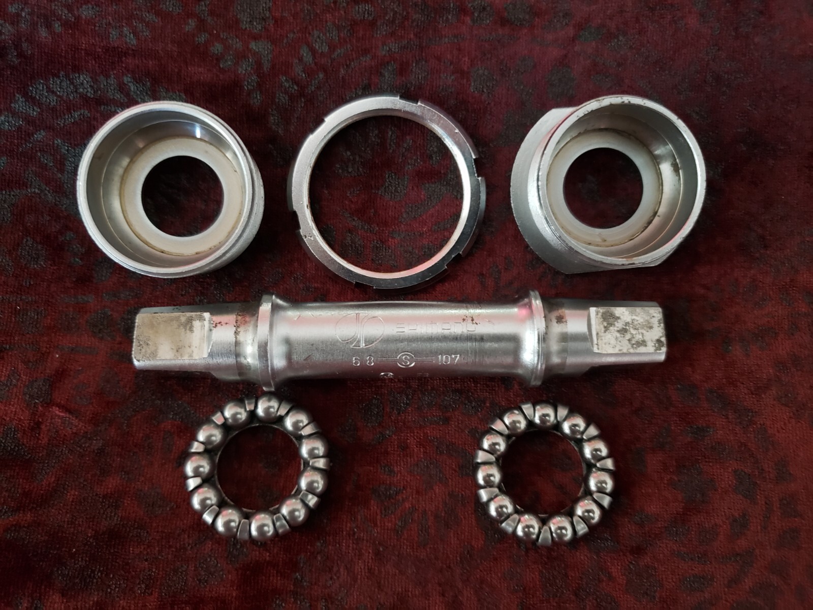 Shimano Bottom Bracket 68x107 | NJS | Track | Single Speed | Fixed Gear | Keirin