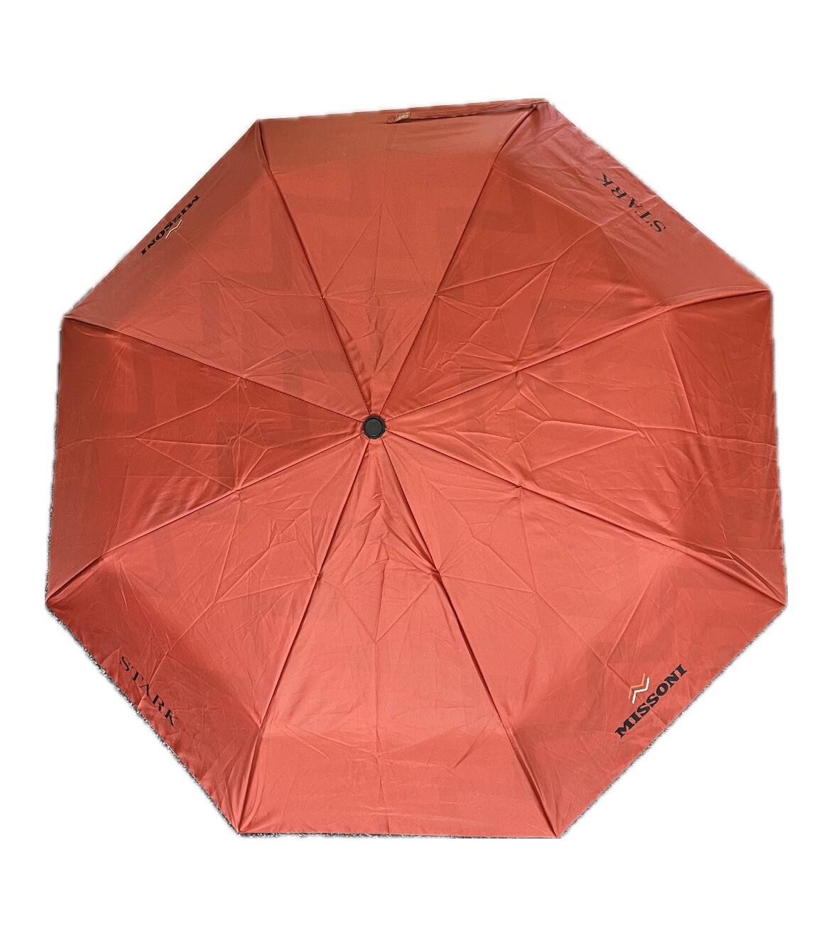 Missoni Stark Umbrella Collaboration Clay Red Zig Zag Pop Up Umbrella New!
