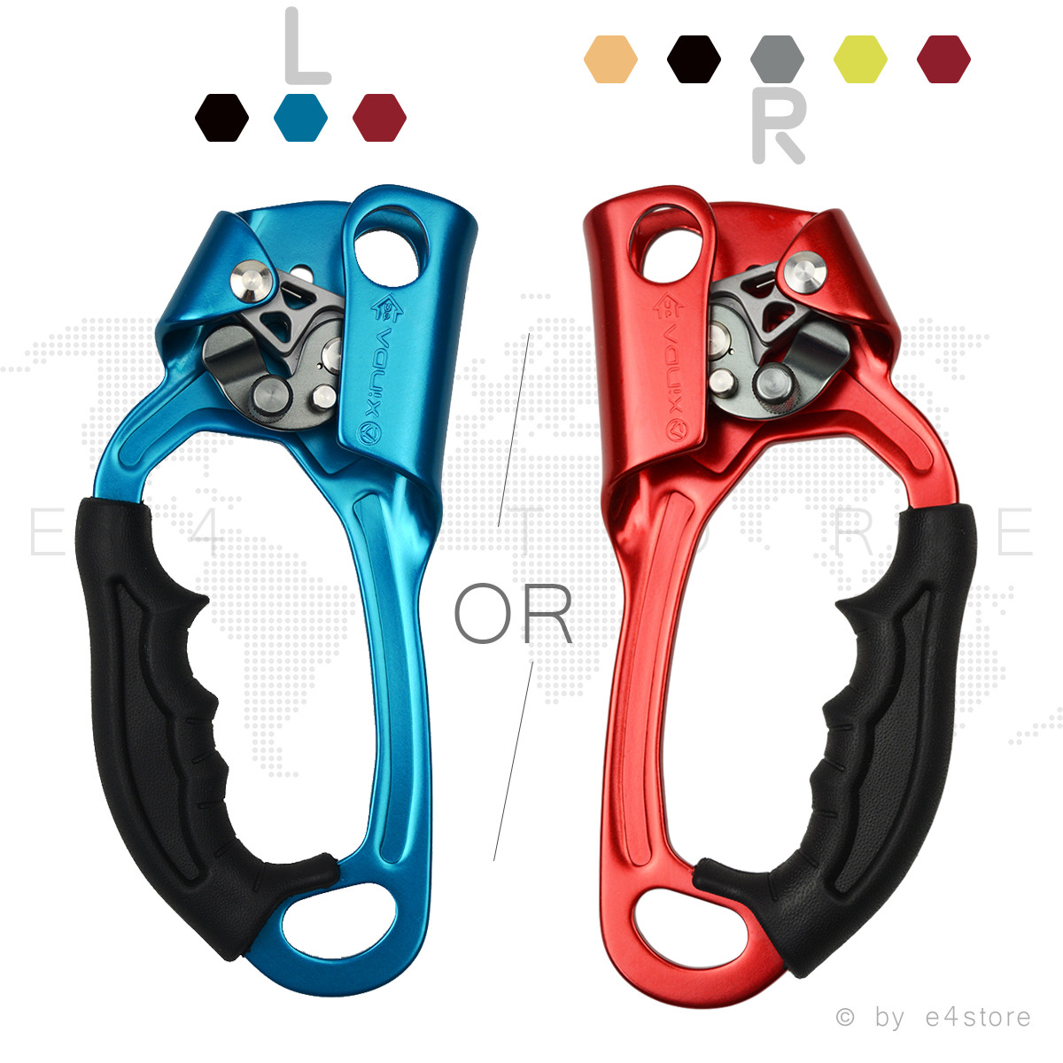 Hand Ascender Tree Rock Climbing Rescue Caving 8-13mm Rope Access