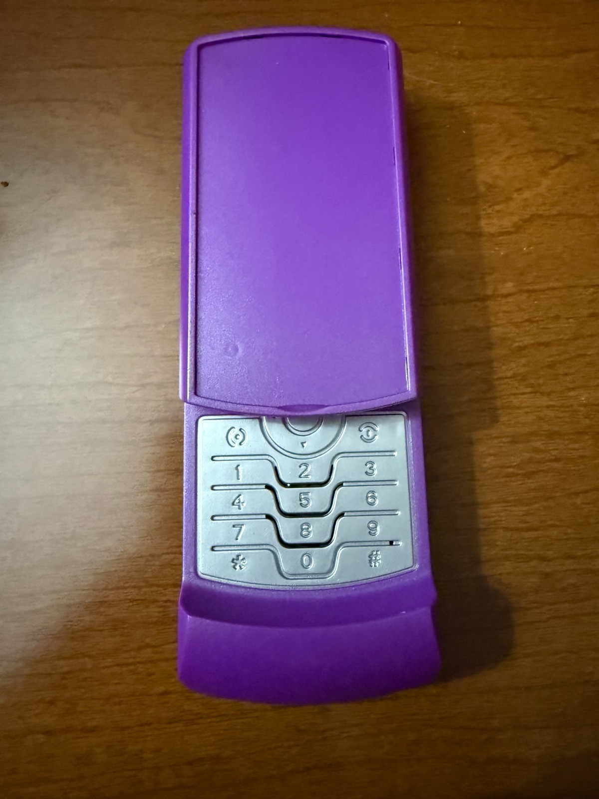 Vintage Toy Cell Phone - Purple - Turns On