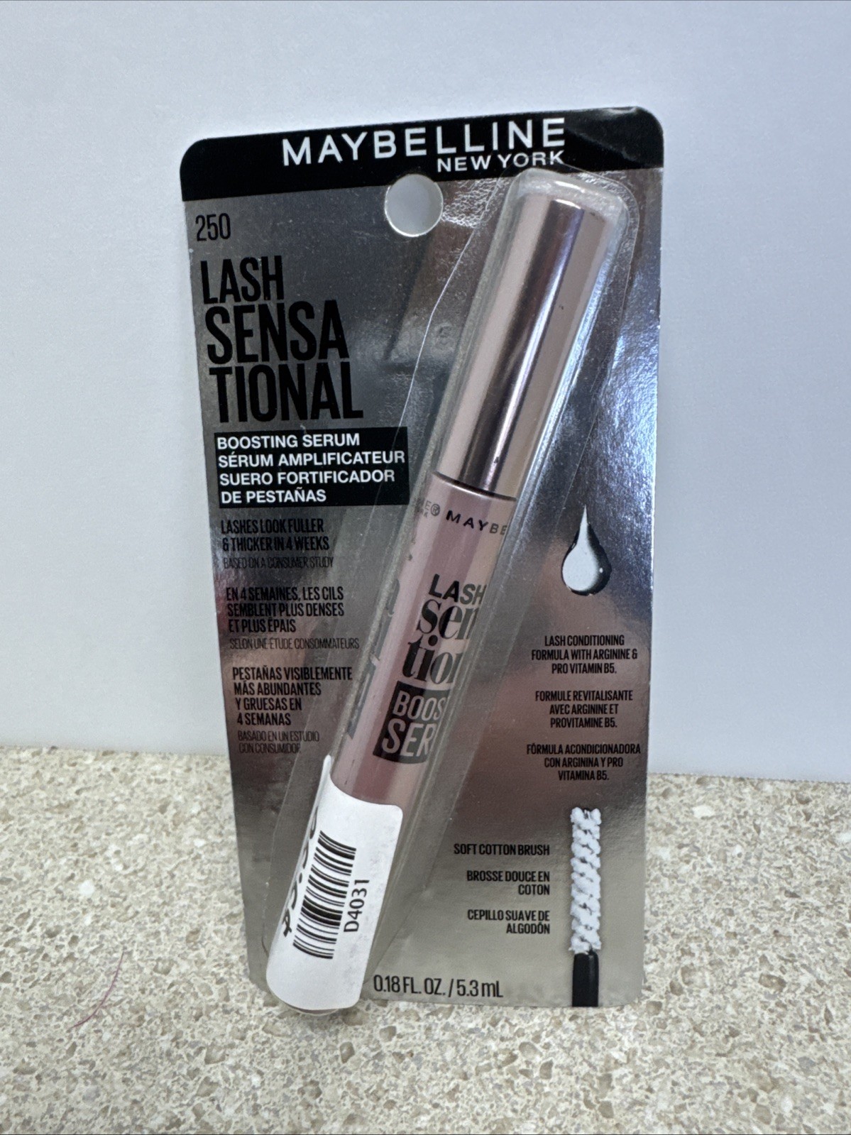 Maybelline New York Lash Sensational Boosting Serum #250 0.18 Fl Oz NEW