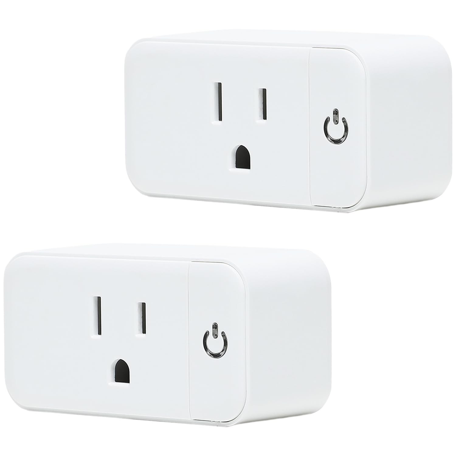 Wi-Fi Smart Plugs - 2 Pack with Auto Timer & Group Control Functionality