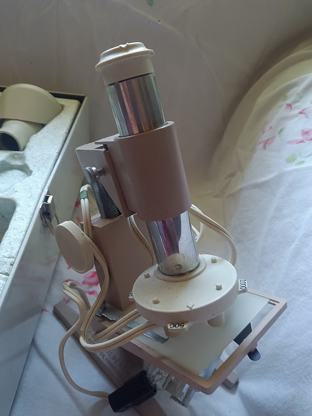 Vintage Gilbert Microscope Lab Set Partially Complete Untested For Display