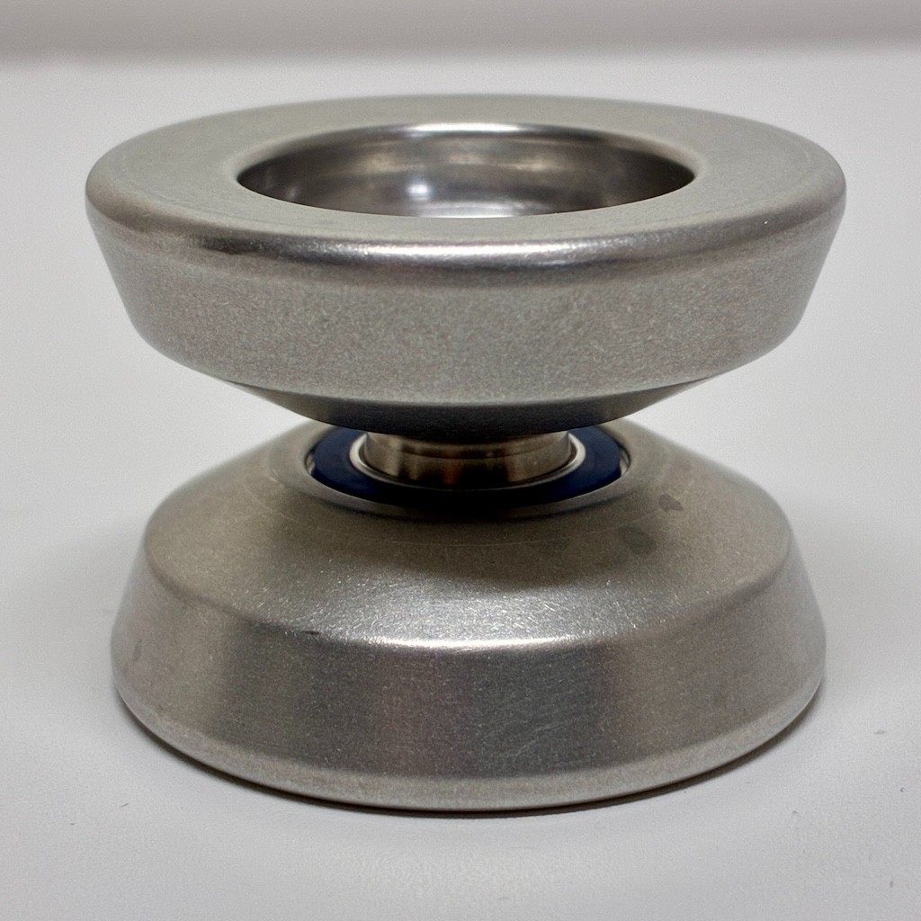 YYF YoYoFactory POPstar Raw Aluminum / Silver Monometal Undersized Mini YoYo