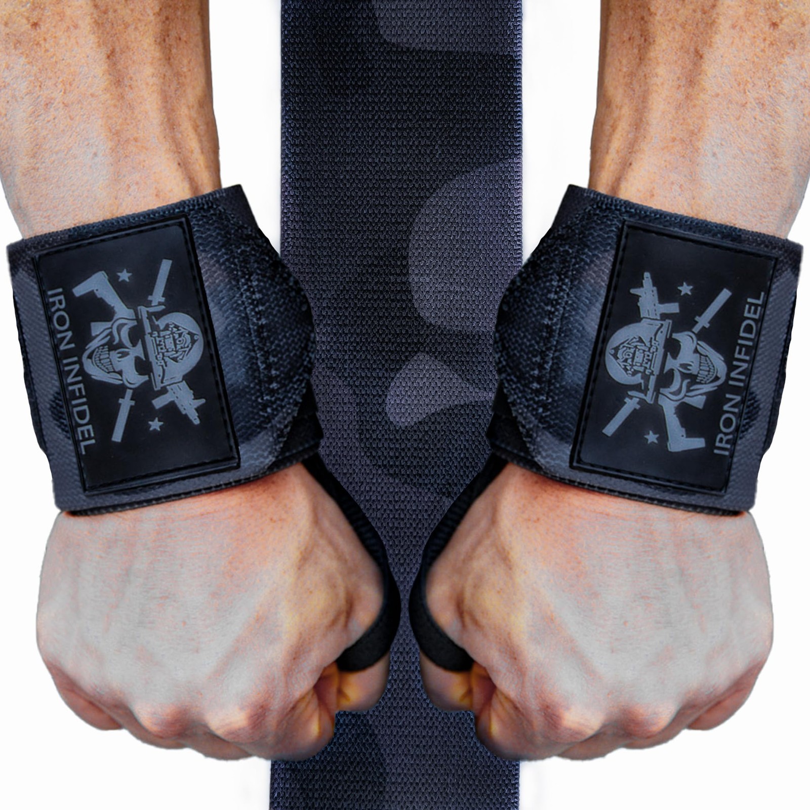 Wrist Wraps for Weightlifting - 18" Heavy Duty Wrist Support for Working Out,...