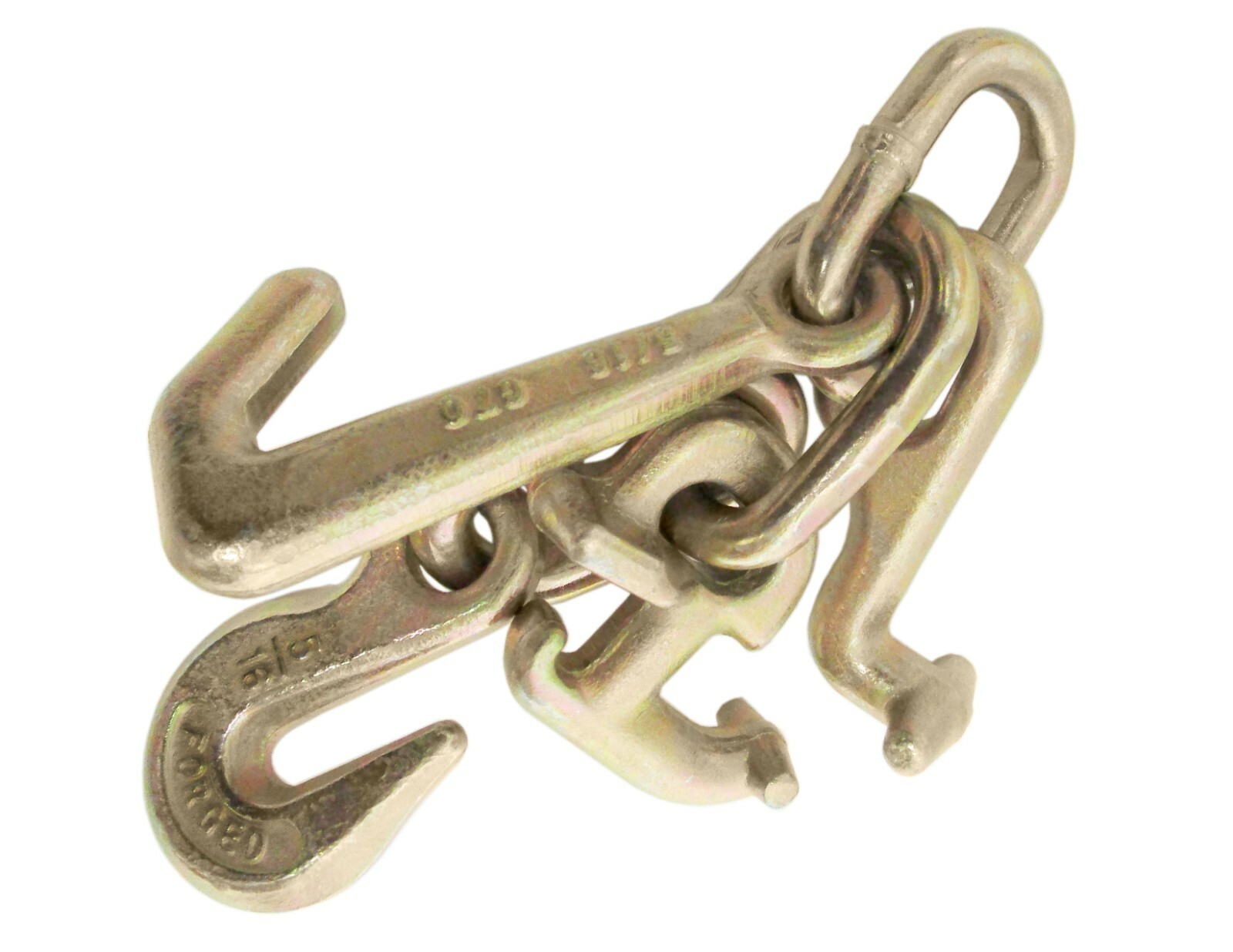 RTJ G Cluster Hook Wrecker Tow Truck Chain Car Towing 5,400 LBS Grade 70 (6 PCS)