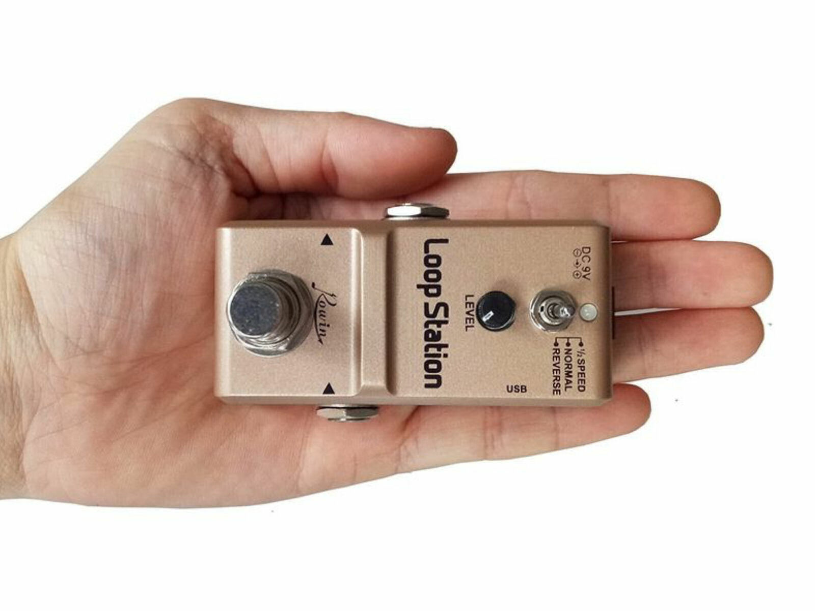 Rowin LN-332S Nano Loop Station Effect Pedal with Reverse and 1/2 Speed Function