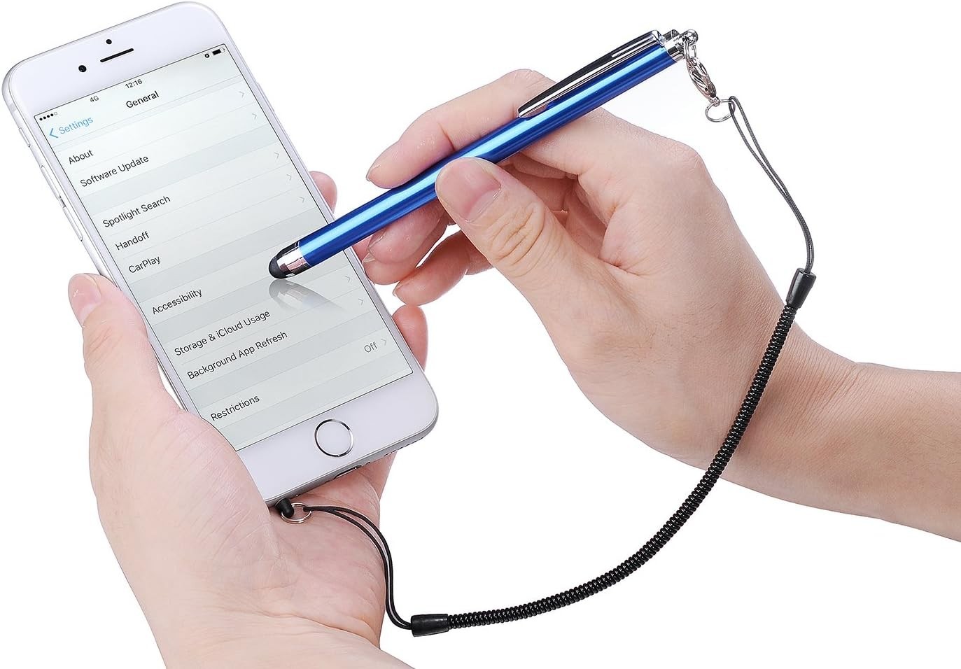 Precision 3-Piece Touchscreen Stylus Set with Replaceable Tips