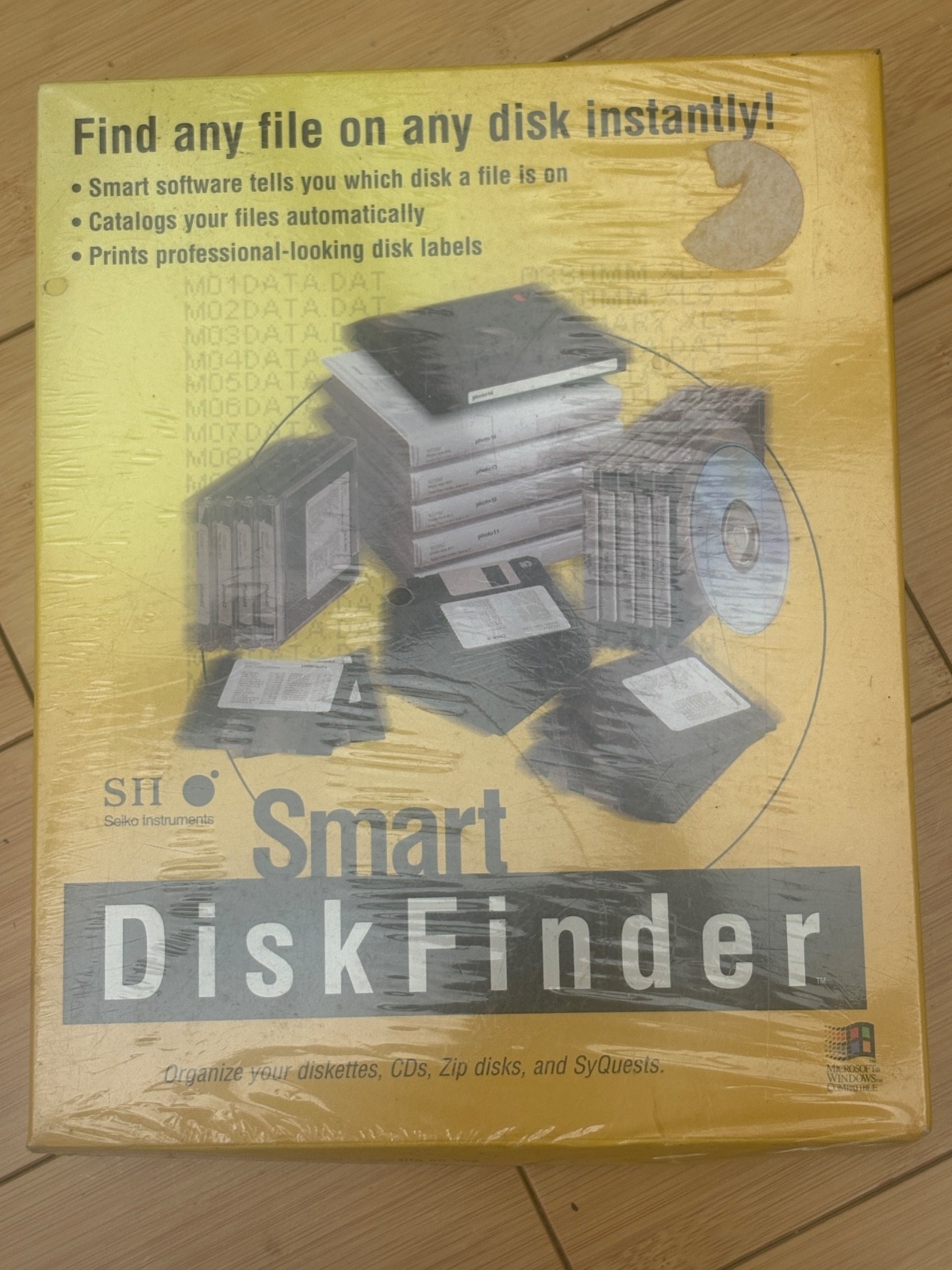 1997 SEIKO INSTRUMENTS SMART DISK FINDER MICROSOFT WINDOWS SEALED