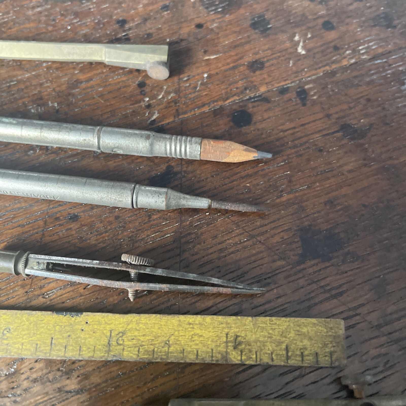 Vintage Drawing Set / Compass Set - Mathmatical Instruments