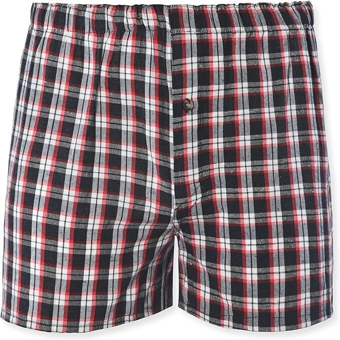 JAKE & CO. Men's Multi-Pack Woven Boxers, Assorted 5-PK