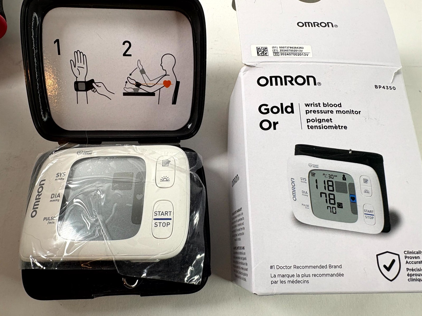 Omron BP4350 Gold Wrist Blood Pressure Monitor