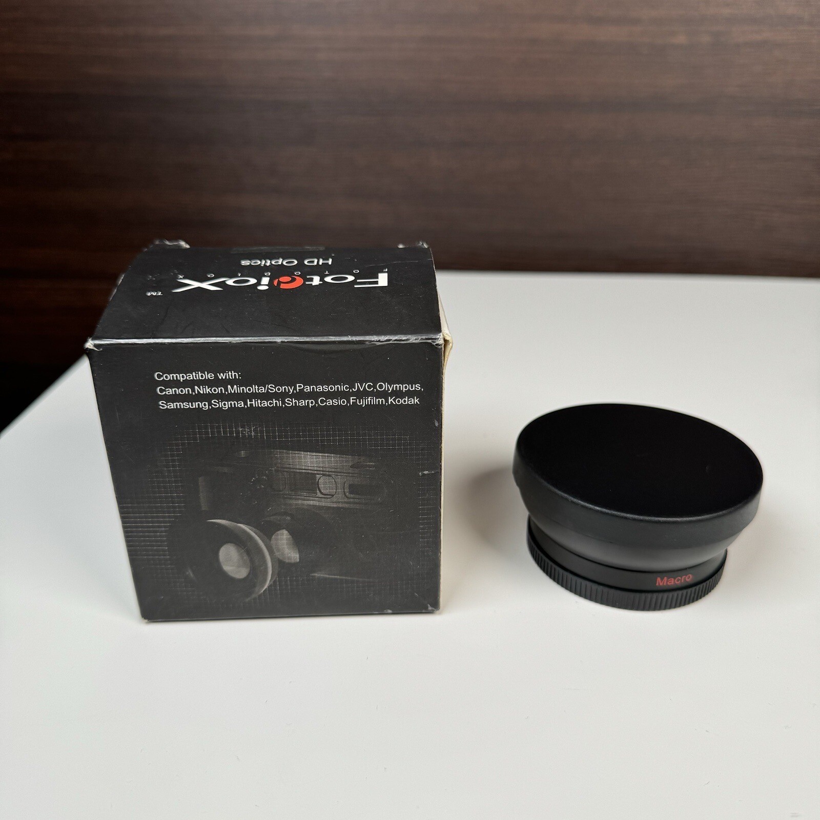 Fotodiox - HD Optics 0.5x Wide Angle Lens 58 MM Macro