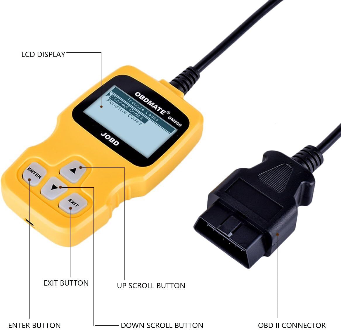 For Japanese Car OBD Code Reader OBD2 Scanner Check Engine Fault Diagnostic Tool