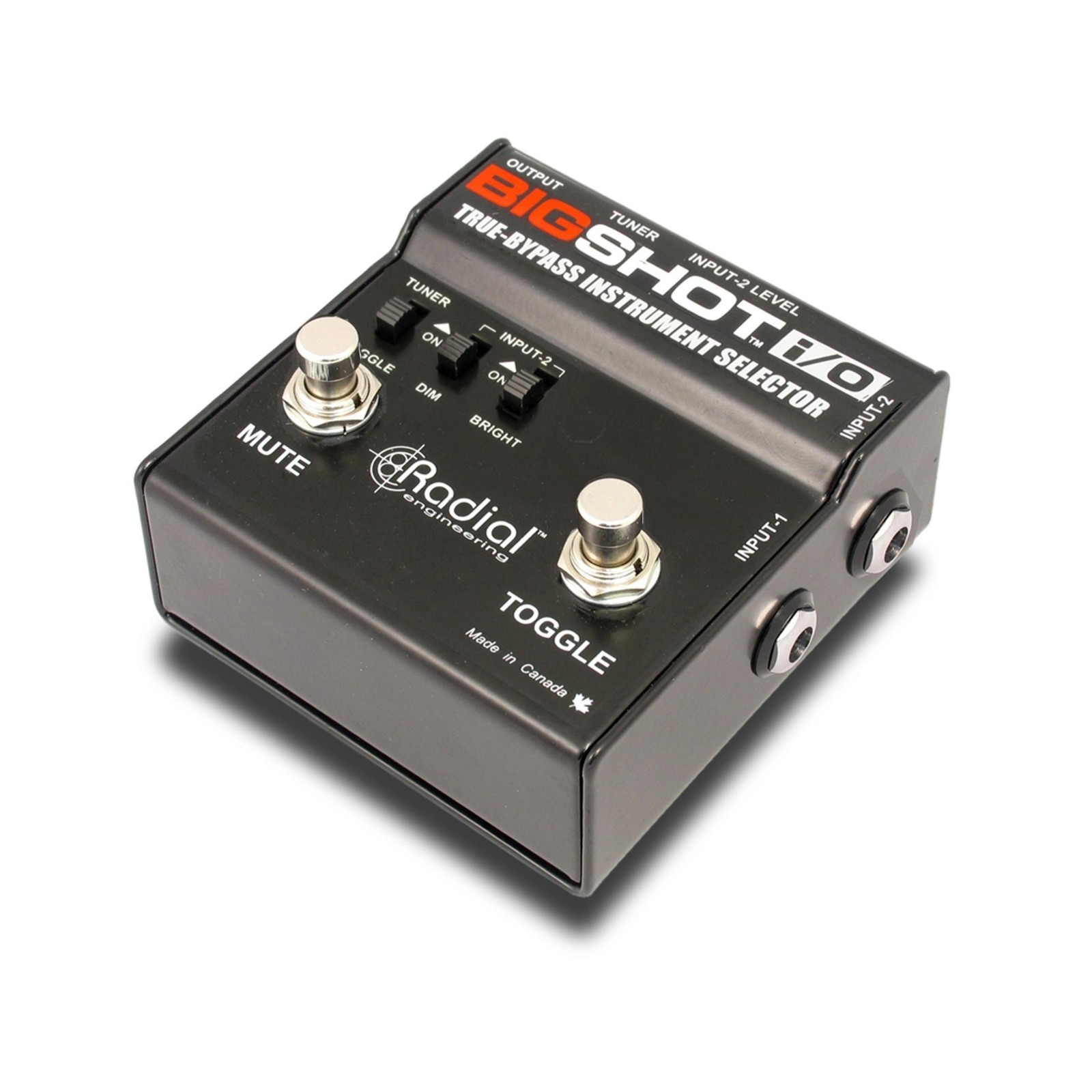 Radial BigShot I/O True Bypass Selector Switch