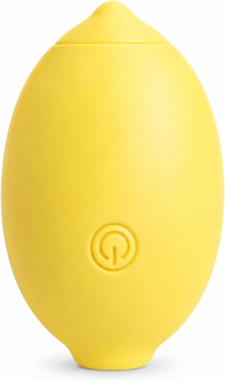 Little Lemon shaped Massager with 10 Modes, IPX6 Waterproof, USB rechargeable