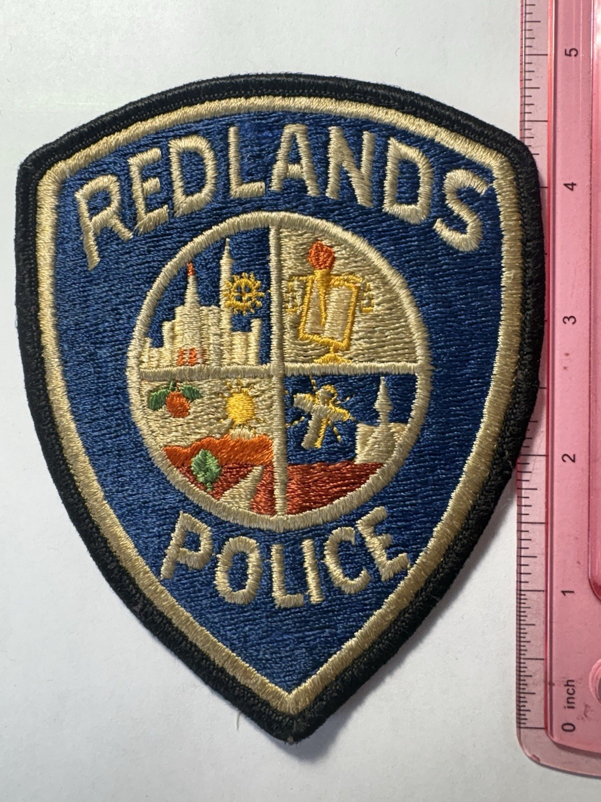 Redlands California Police Patch