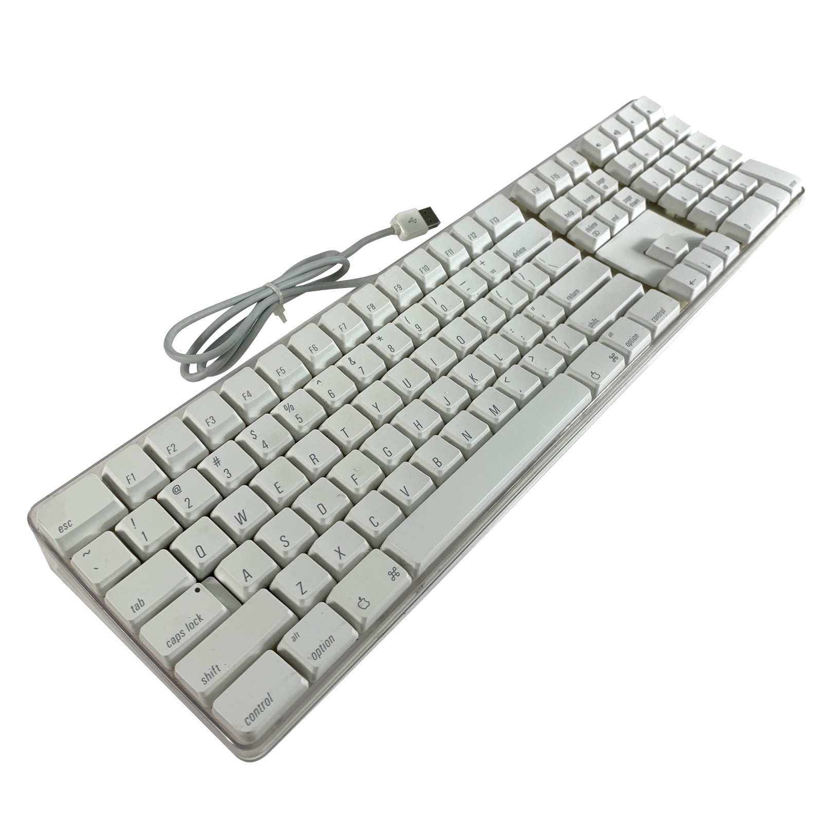 ⌨ Apple A1048 USB Wired Keyboard White Full Size Ergonomic Mac OS X Compatible