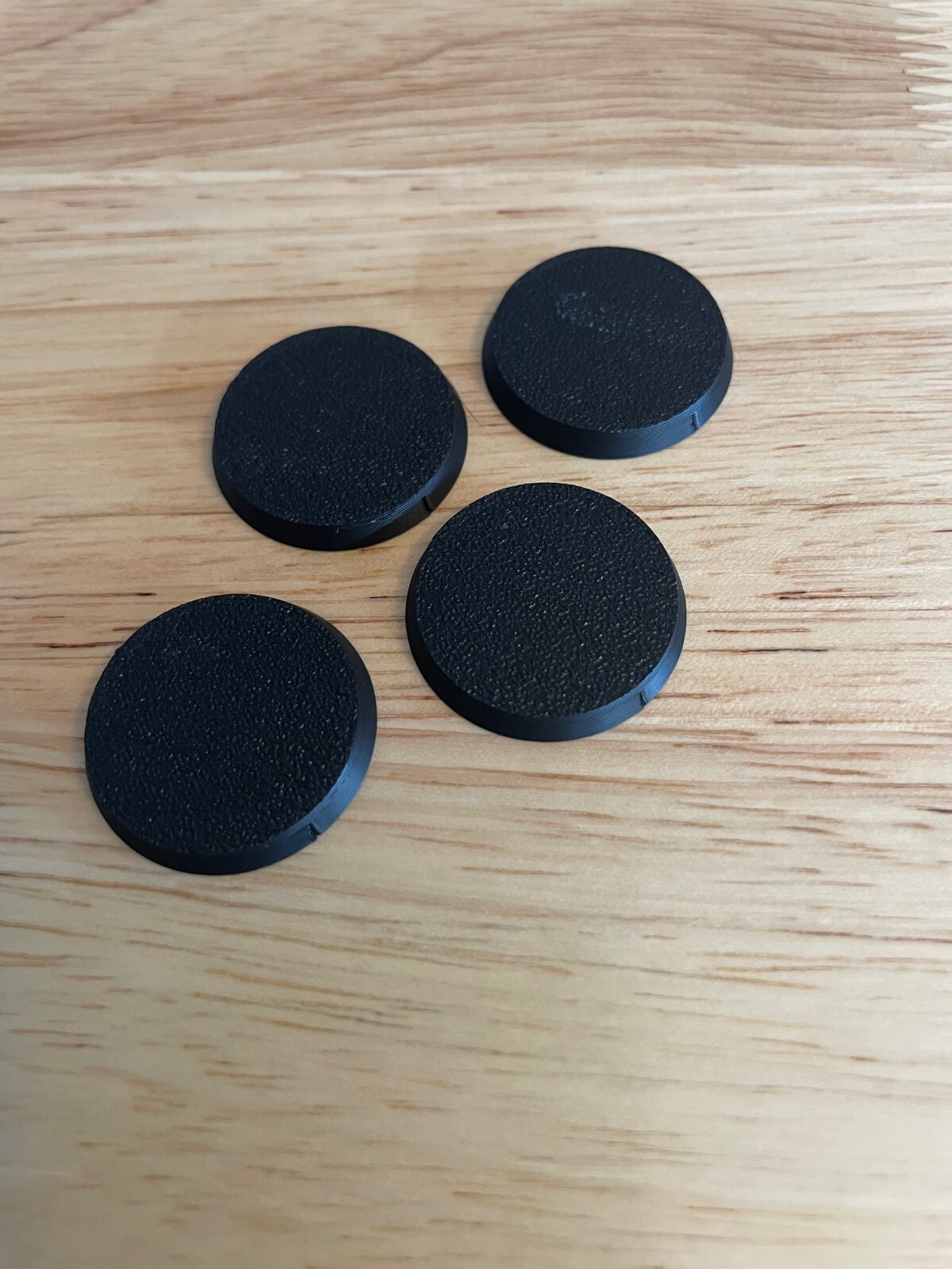 25mm Plastic Round Bases, Set of 50, Miniature Wargaming, Warhammer Fantasy, 40K