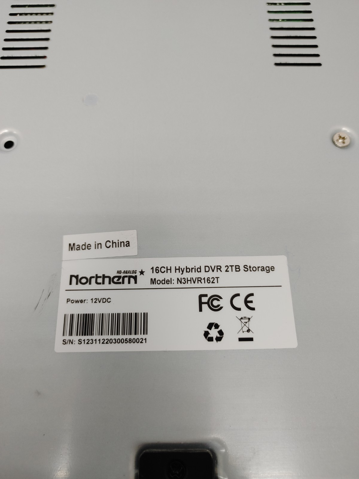 Northern N3HVR16 HD-ANALOG