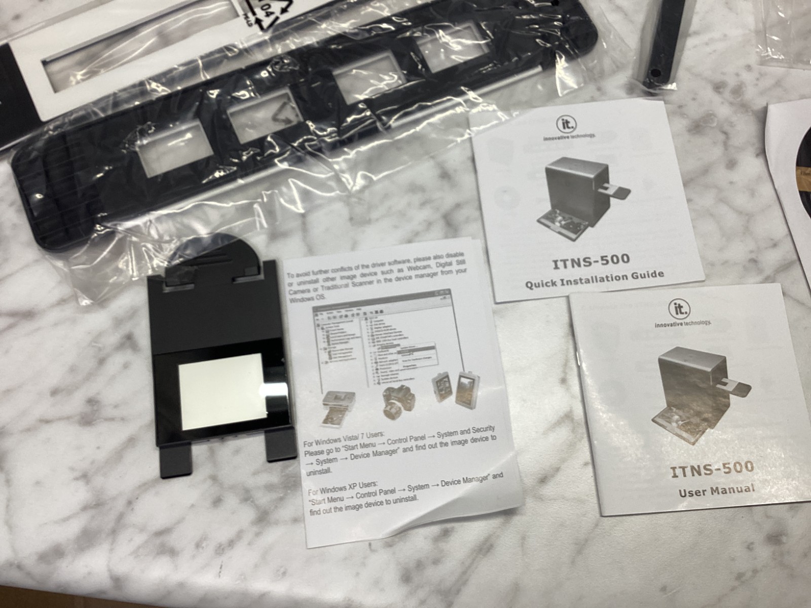 It Innovative Technology Film Slide Photo Scanner Converter ITNS-500 - 35mm film