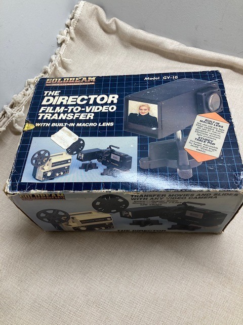 VINTAGE Film to Video Transfer w/ Macro Lens MODEL GV-10 GOLDBEAM - THE DIRECTOR