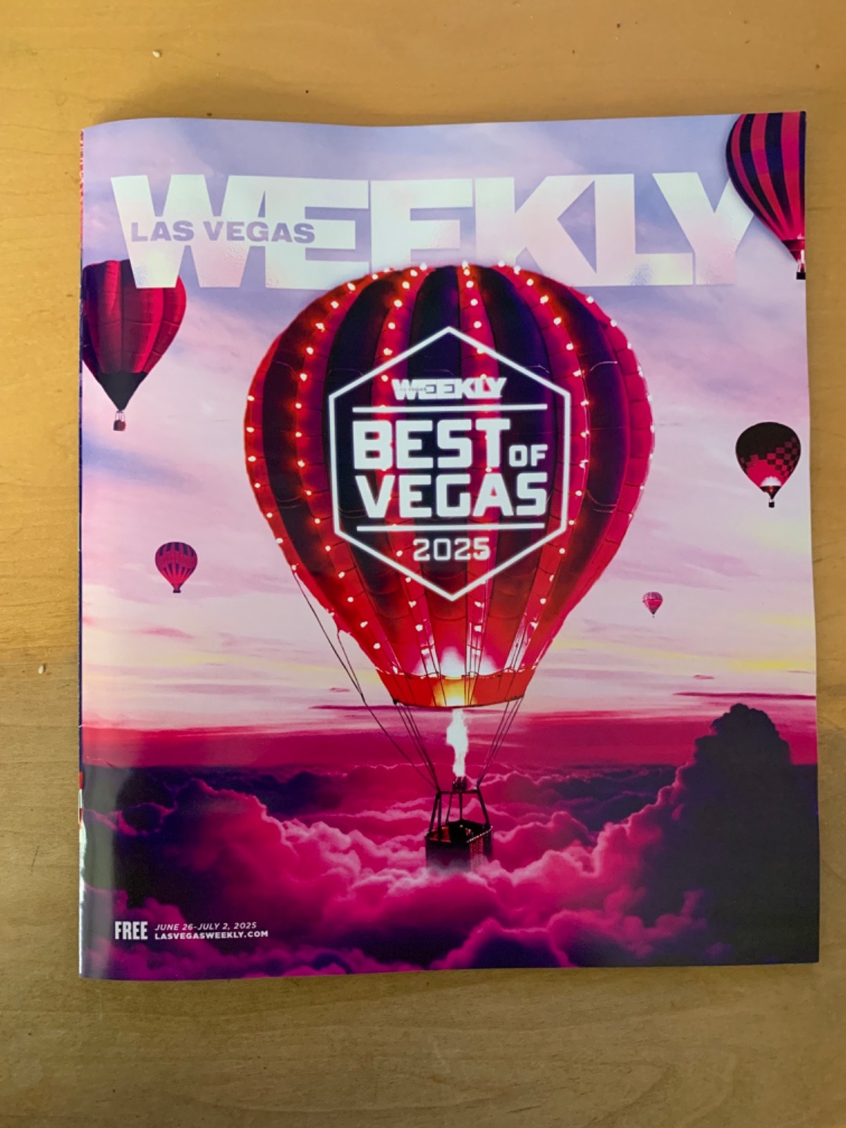 LAS VEGAS WEEKLY MAGAZINE BEST OF VEGAS 2025 JUNE 26 ISSUE NEW