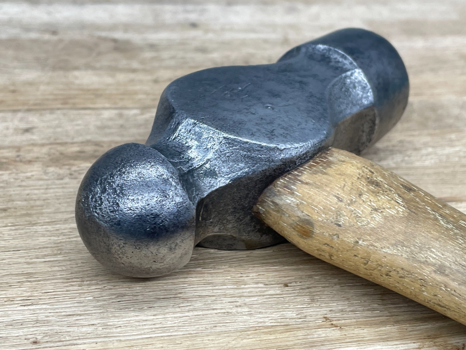 Vintage STANLEY 1-1/2lb Ball Pein Hammer Engineer Blacksmith Tool