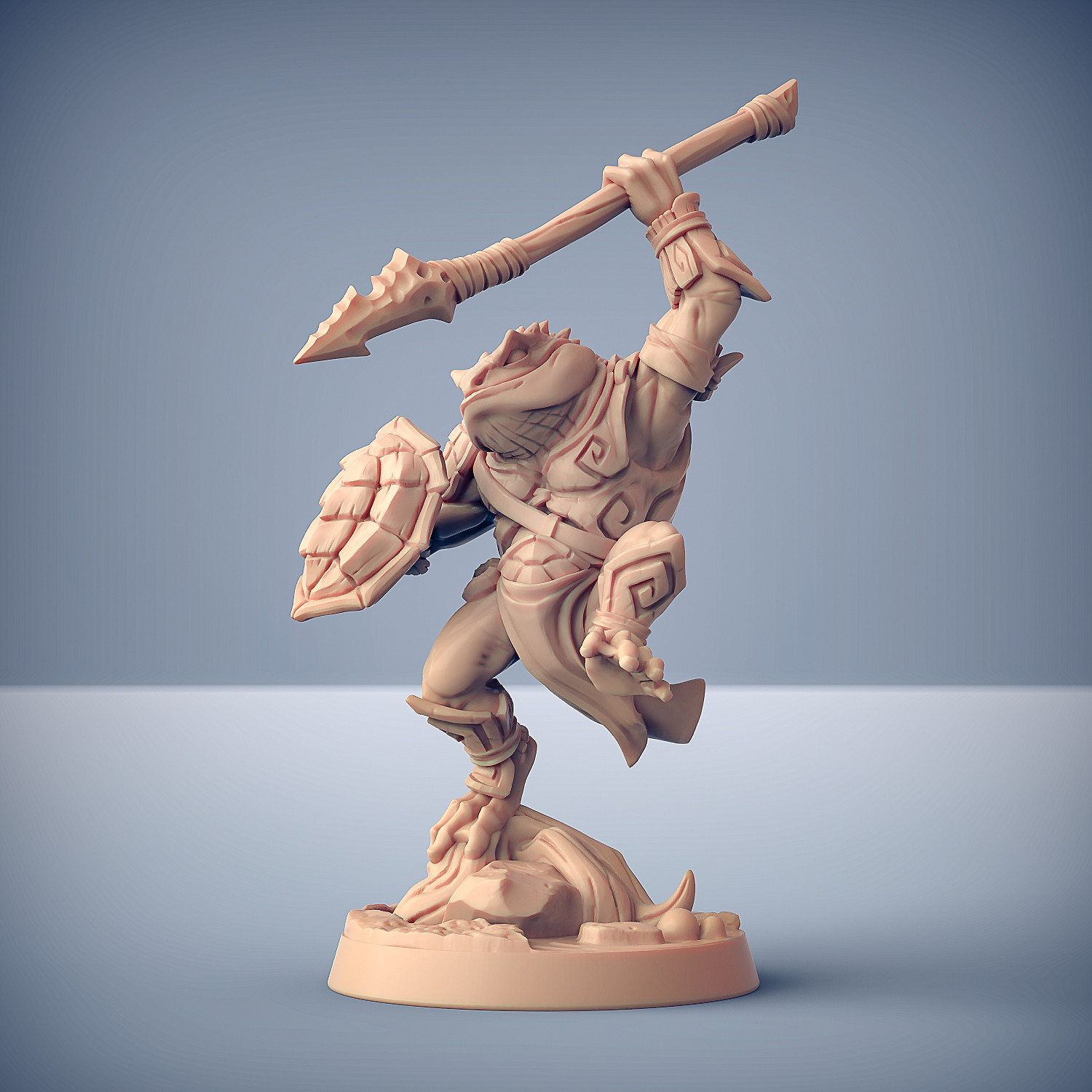 Swamp Gurunda Bullywug A - Artisan Guild Fantasy Dungeons and Dragons Miniature