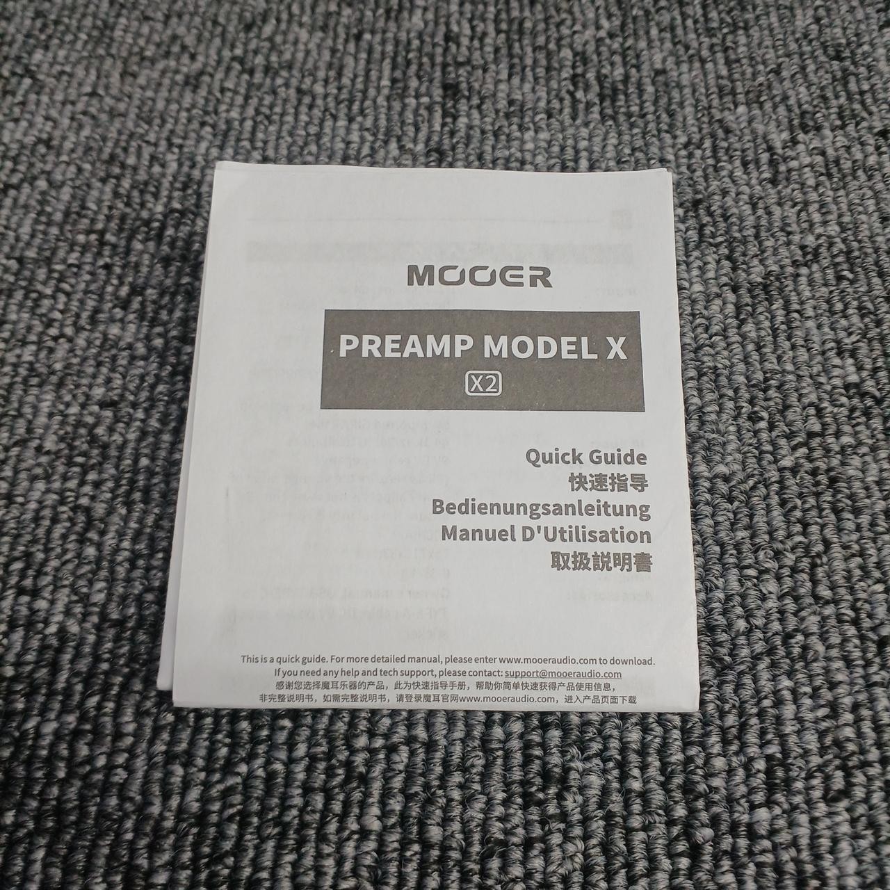 MOOER MODEL X2 Prelifier