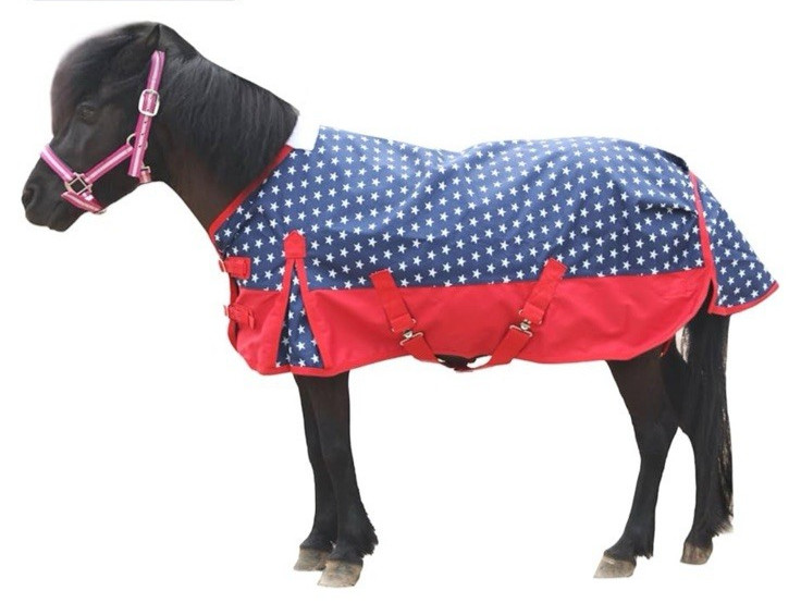 Gallopoff Mini Horse-Pony-Foal-Miniature Size 36"-51" Lightweight Red white blue