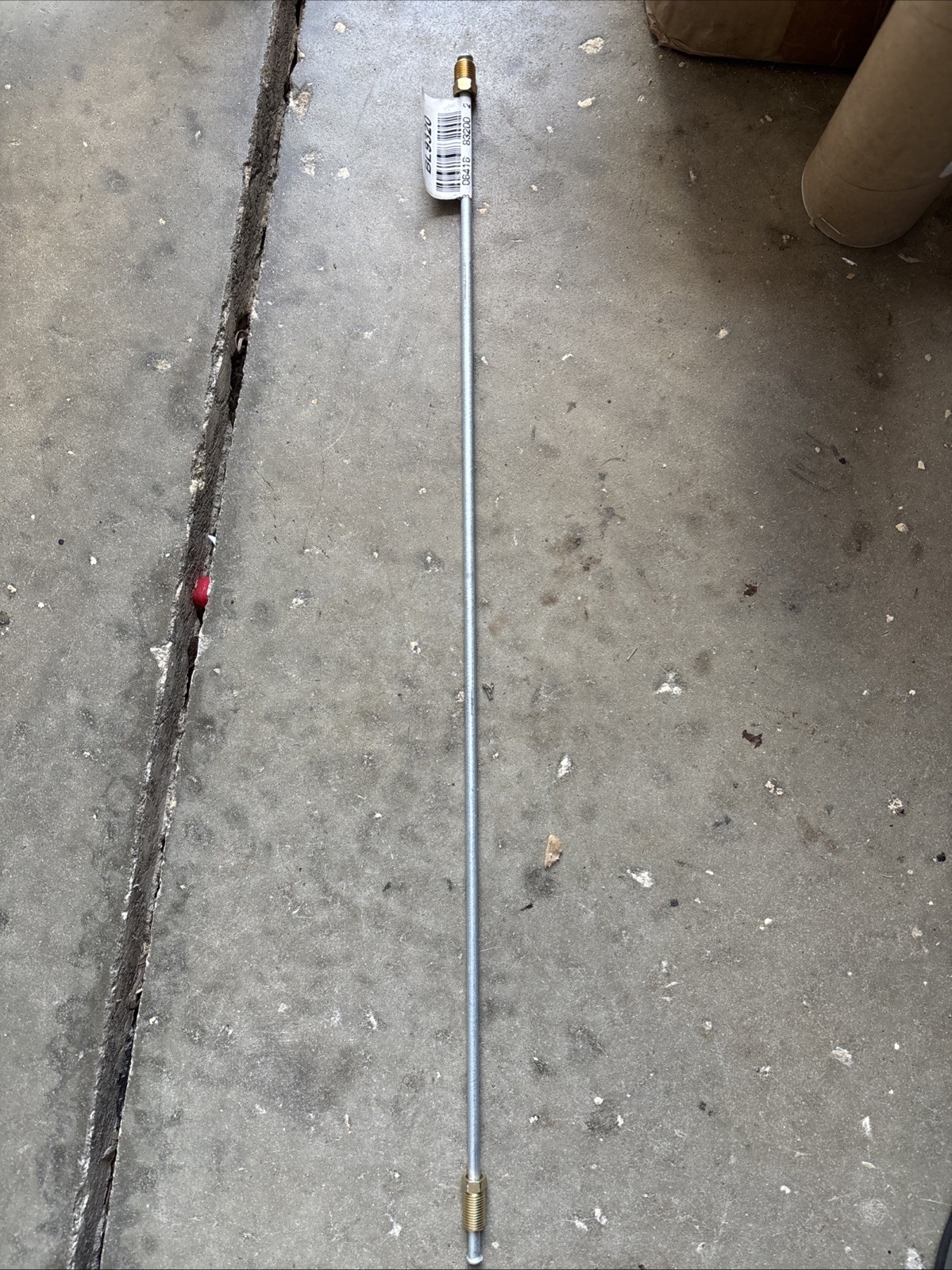 219B) Rust-Proof Brake Lines Direct Fit  3/16" X 20”  Zinc-Coated Steel Tubing