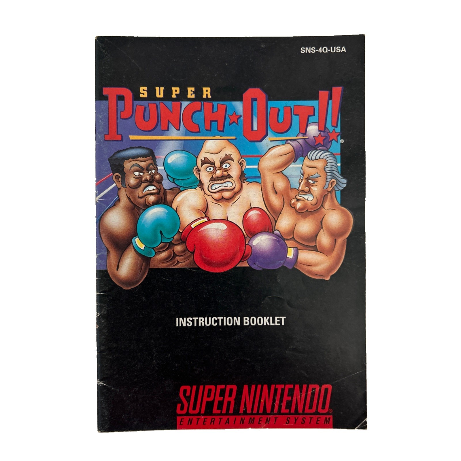 Super Punch-Out! SNES Instruction Booklet Super Nintendo Game Manual Only 1994