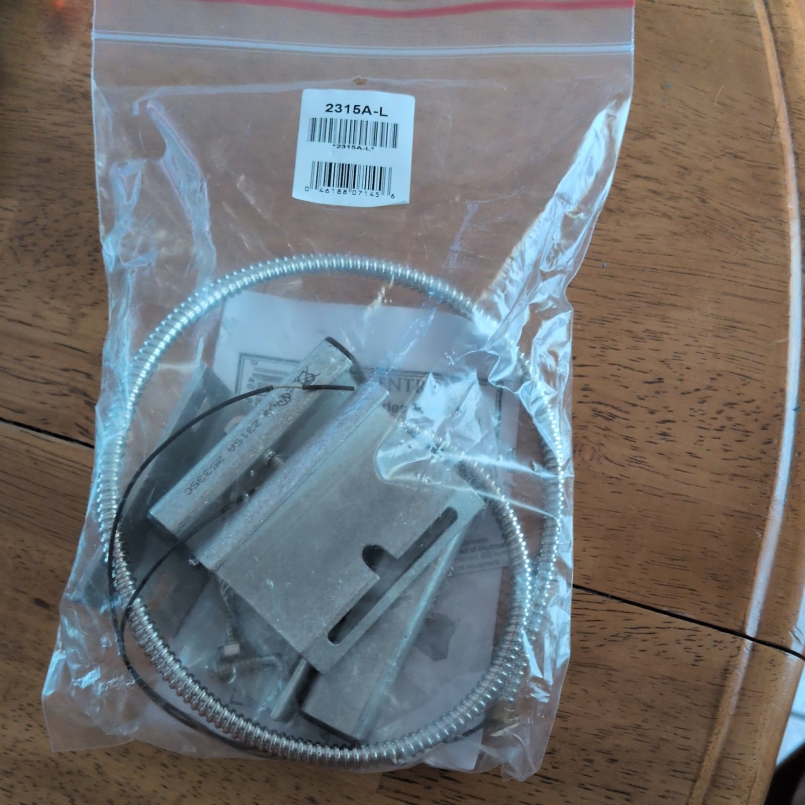 Sentrol 2315A-L Overhead/Panel Door Magnetic Contact NEW
