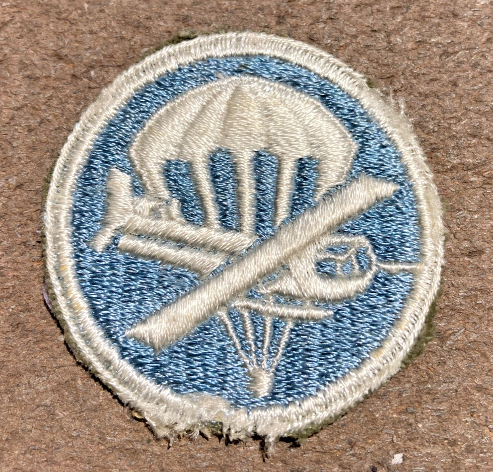 WW2 US Army Military Infantry Paraglider Cap Hat Patch Officer