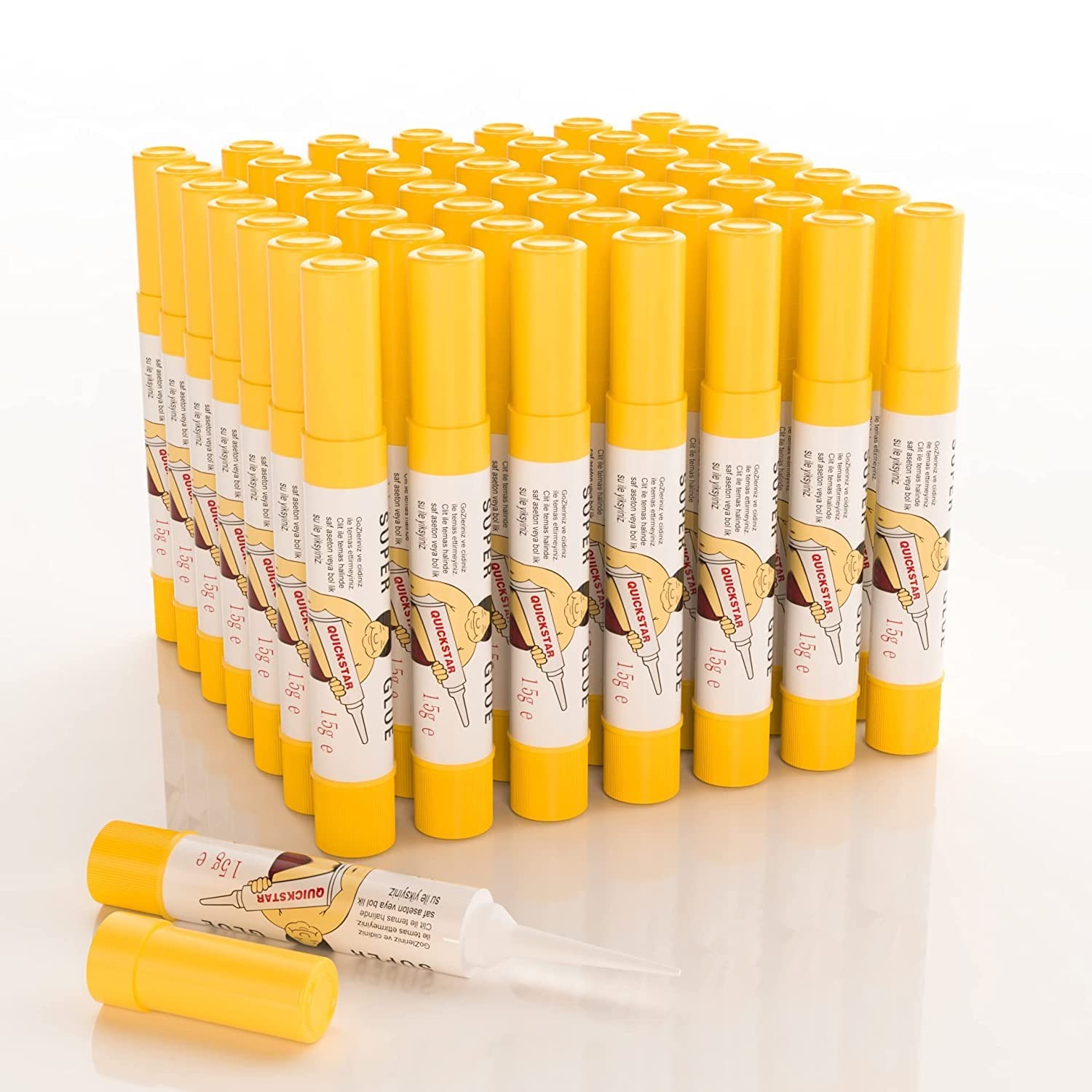 50pcs Vial Convenient Super Glue,All Purpose Adhesive,Universal Super Glue,In...