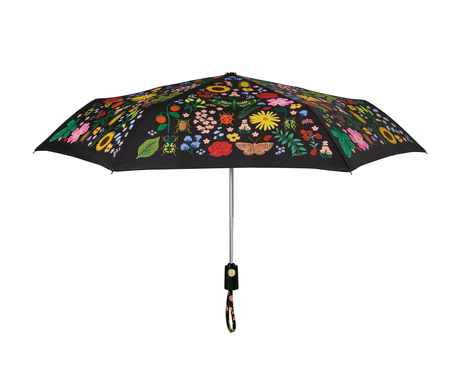 RIFLE PAPER CO. Umbrella Including Matching Storage Sleeve, Portable Fold Up ...