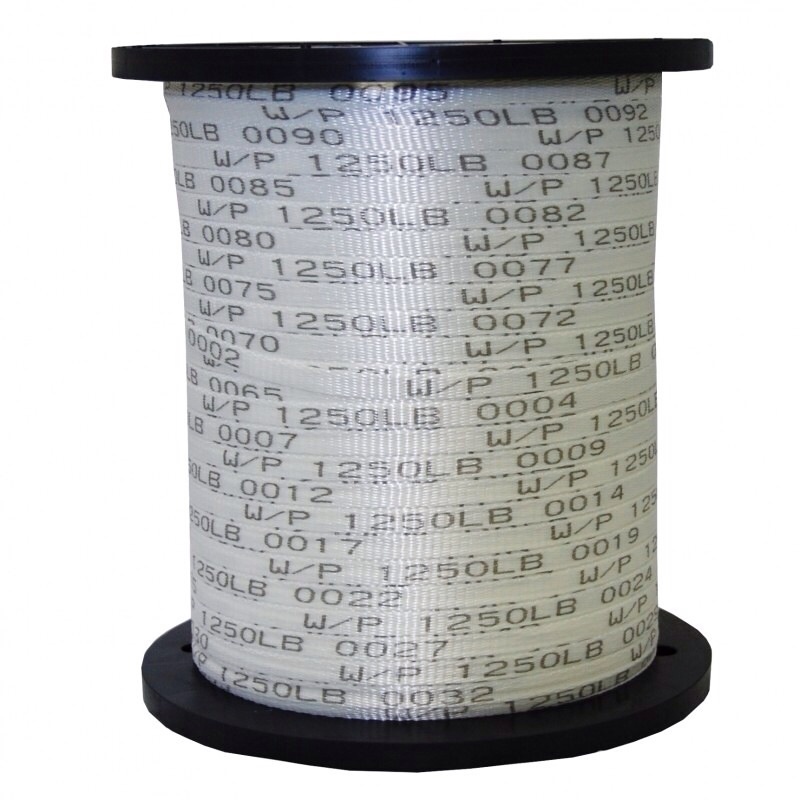 USA Made 1/2" x 5000' 1250 Lb Polyester Pulling Tape / Pull Tape