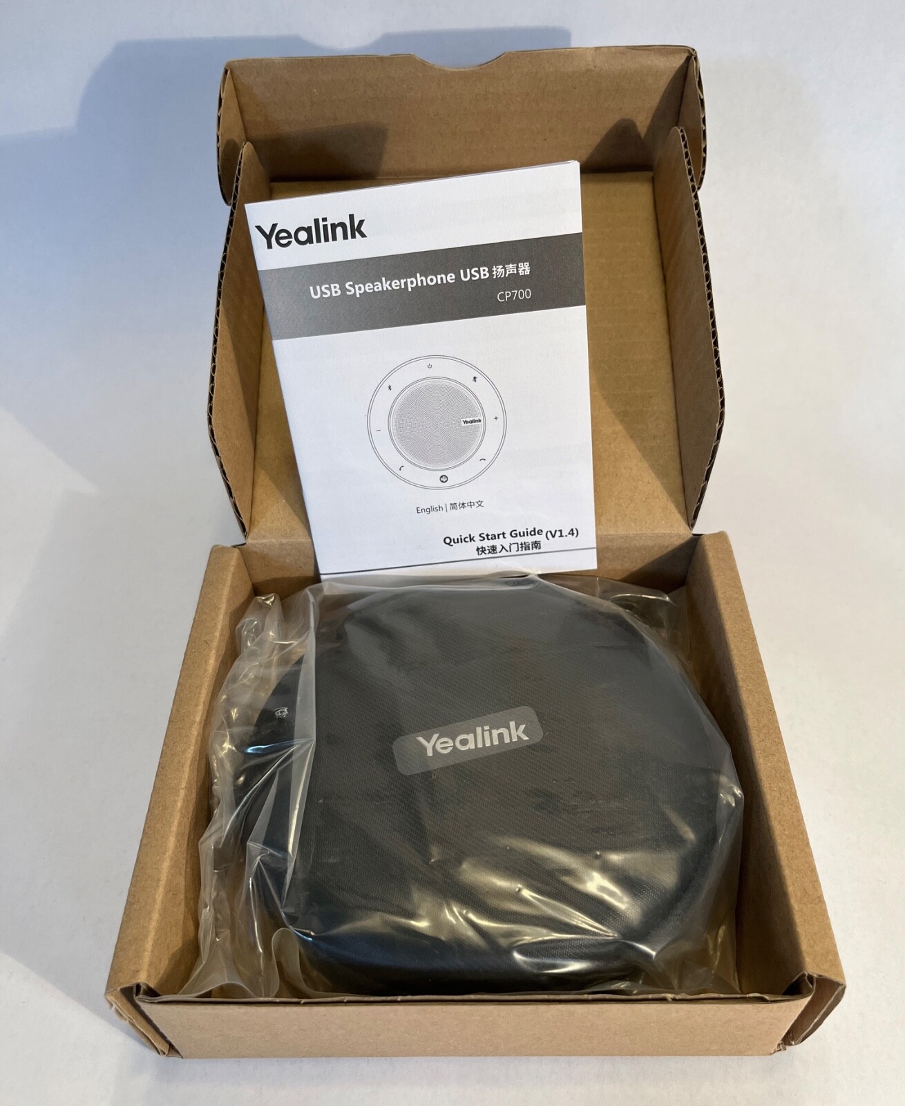 Yealink USB Speakerphone CP700, Connect with 2.0 USB or Bluetooth