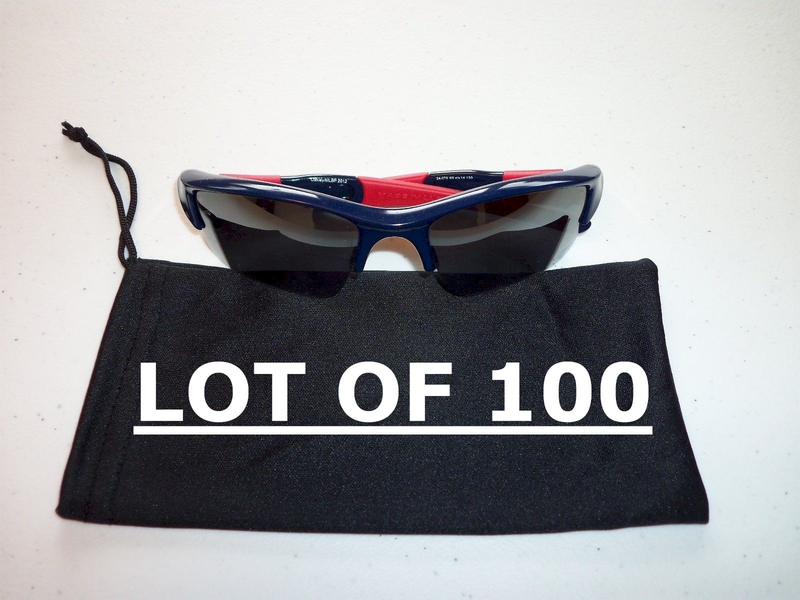 WHOLESALE / RESALE 100 NEW Carrying Case pouch - Sunglasses Black Soft Cleaner