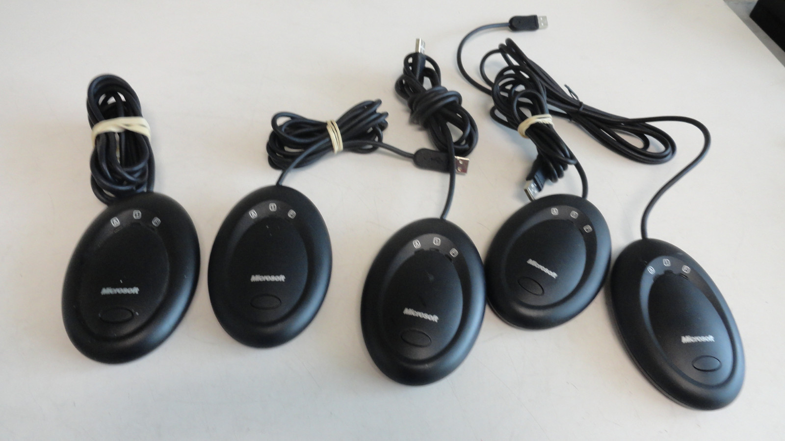 GG4: Lot of 5 Microsoft 1028 Wireless Optical Desktop Reciever 3.1