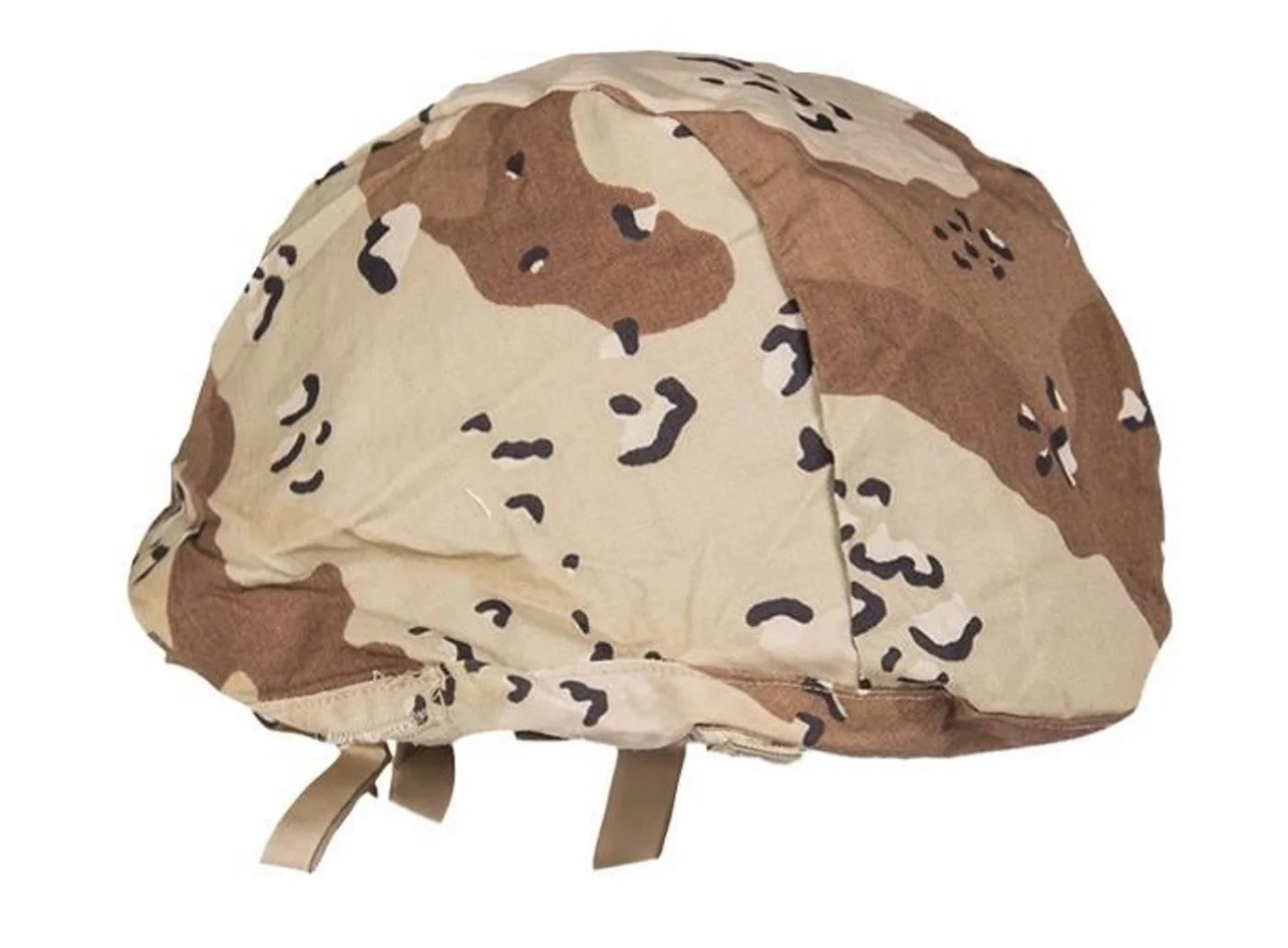 USGI 6-Color Desert Chocolate Chip Camouflage PASGT Helmet Cover 1991 Med/Lg A15
