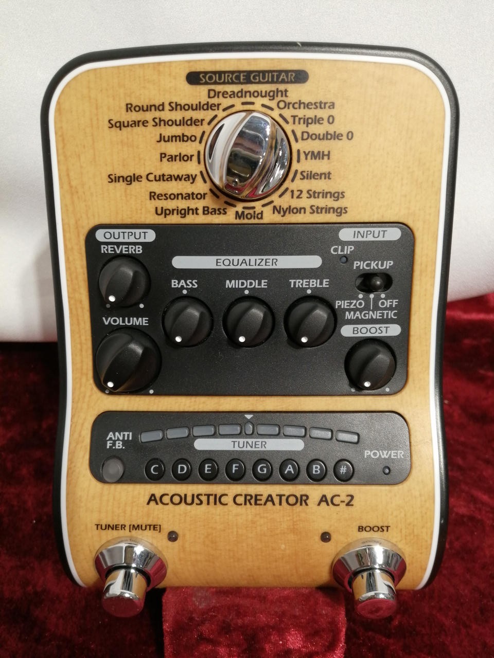 ZOOM AC-2 Acoustic Creator Effect Pedal