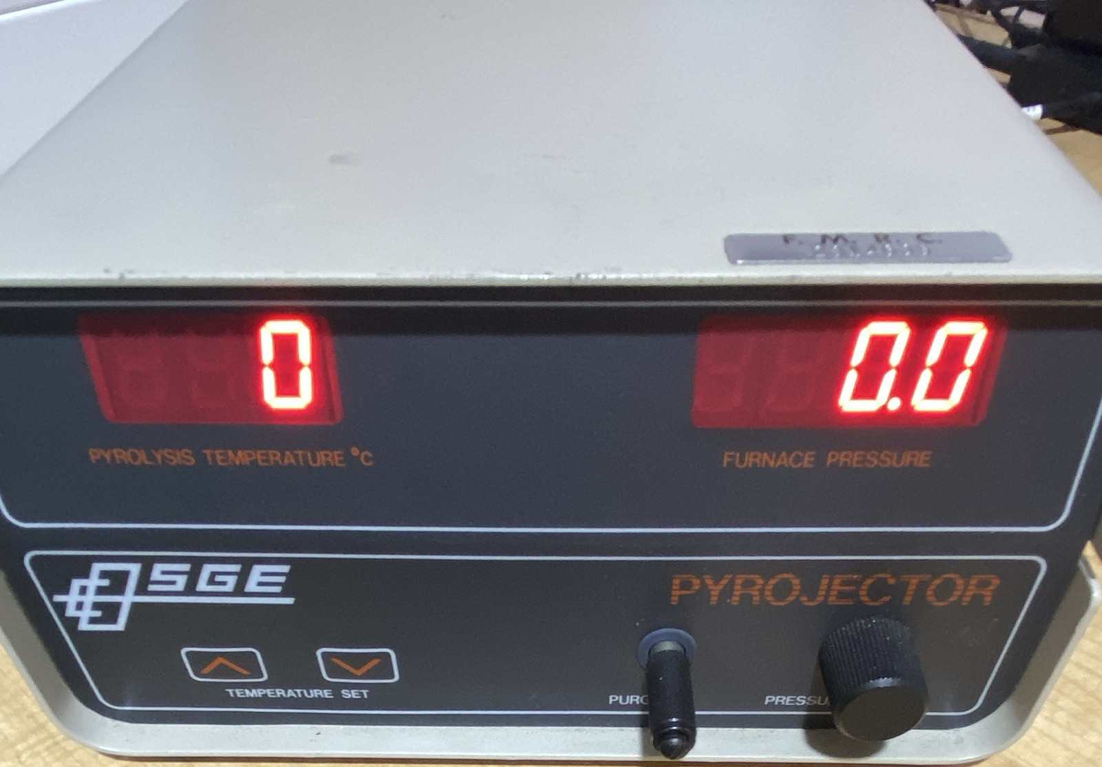 SGE Pyrojector Pyrolysis Temperature Furnace Pressure Calibration Equipment