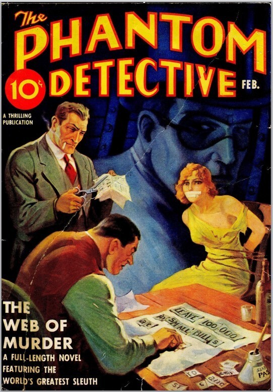 PHANTOM DETECTIVE MAGAZINE 16 Classic Issue Collection On USB Flash Drive