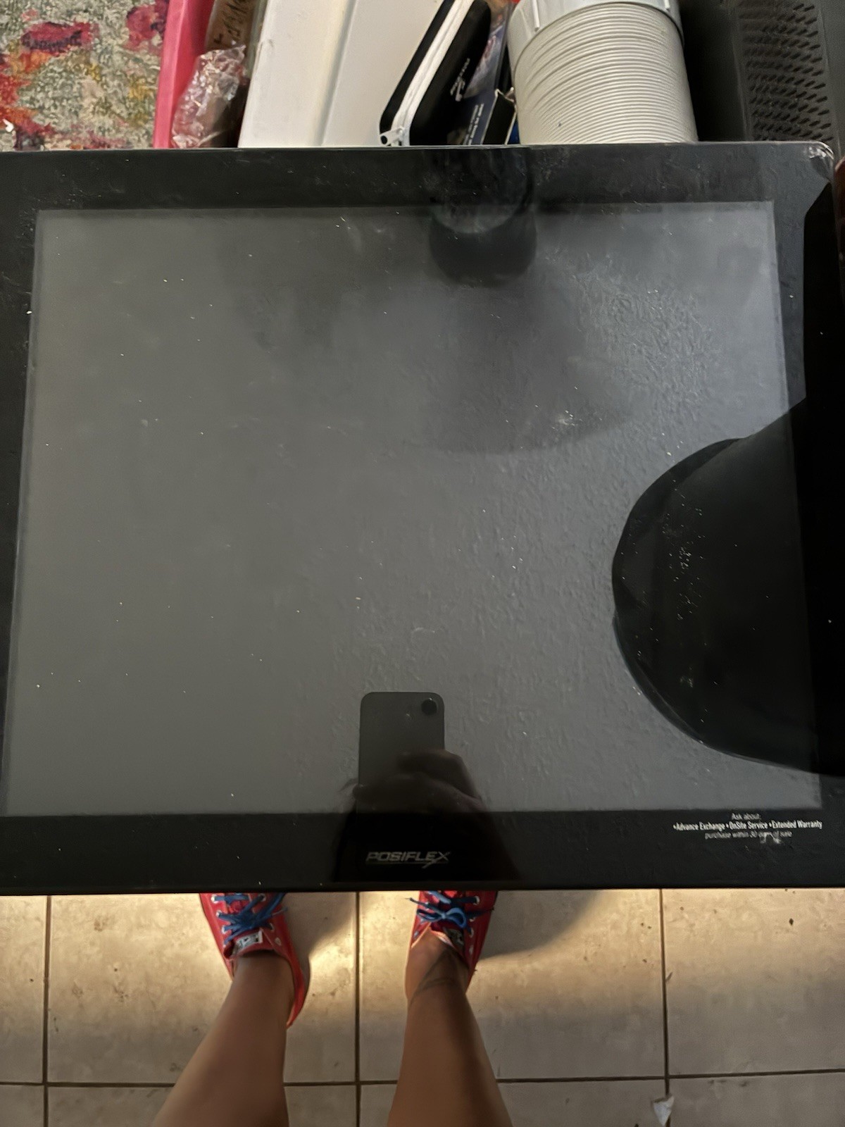 EUC Posiflex 17 Terminal XT 3000 Series XT-3817 Model POS System Tested Working