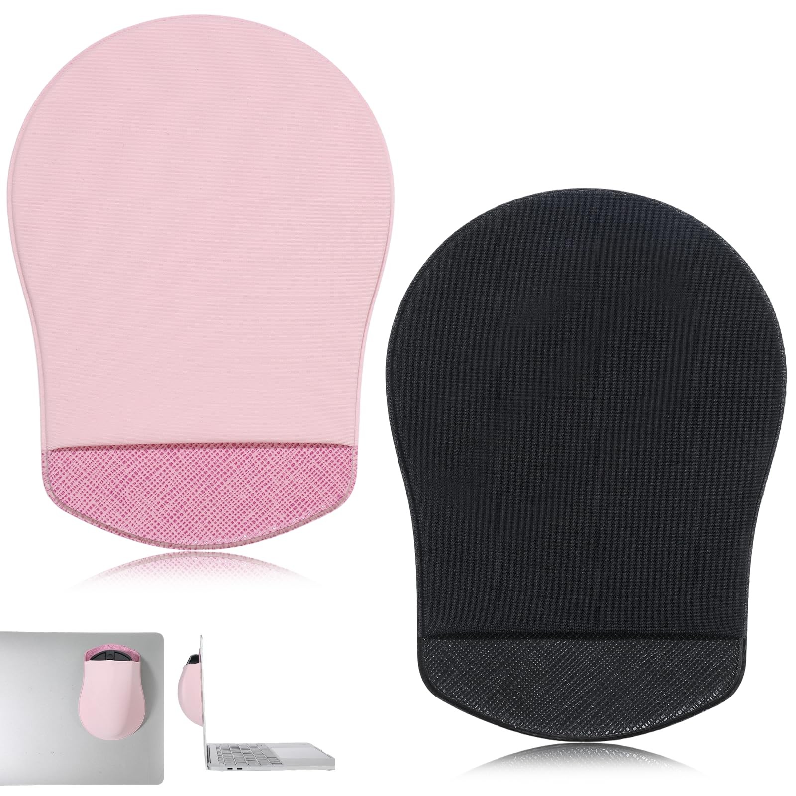 2 PCS Mouse Holder for Laptop Stick On, Slim Wireless Mouse Pocket Pouch for ...