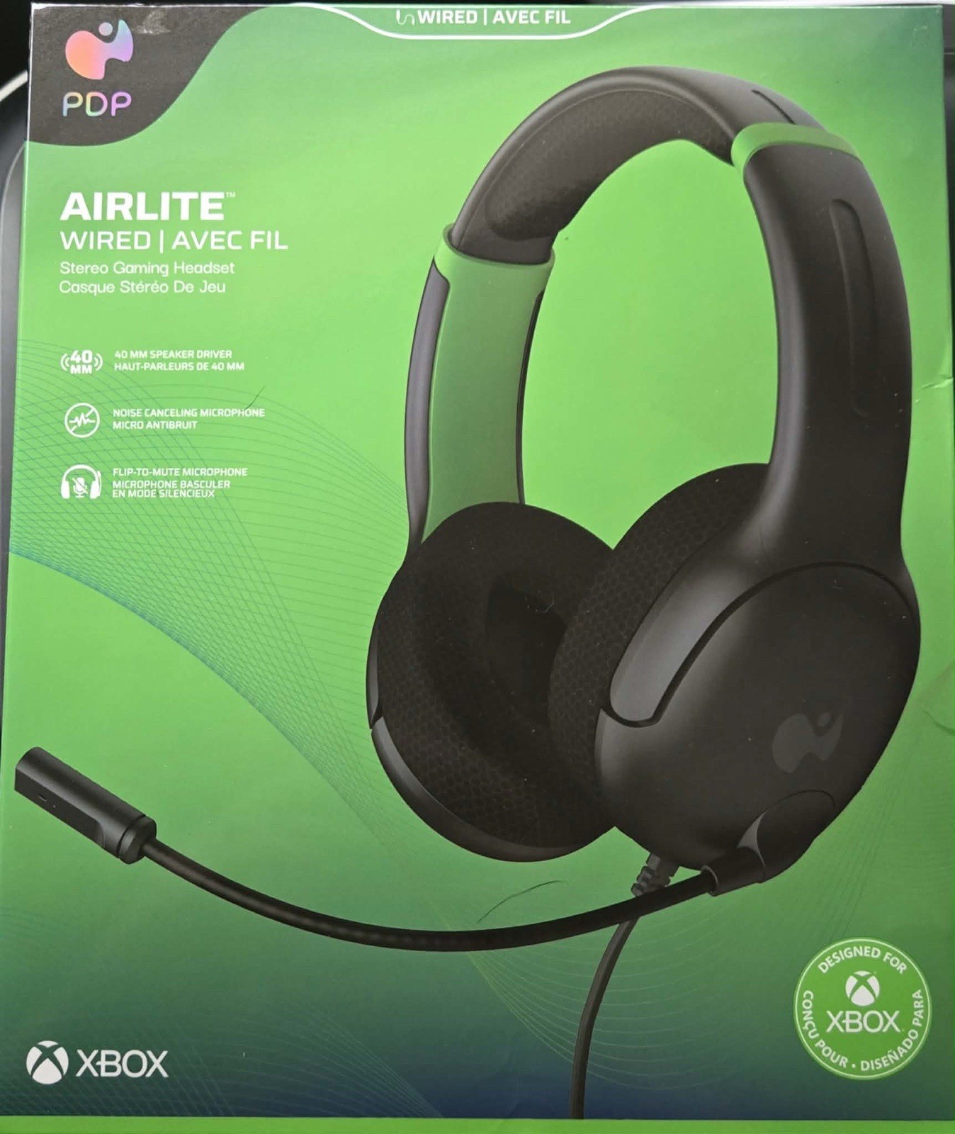 PDP Airlite Wired Stereo Gaming Headset Compatible with Xbox
